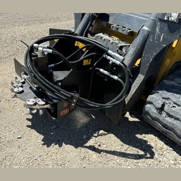 Stinger Attachments Skid Steer Stump Grinder - Stinger Attachments - Beacon Attachments