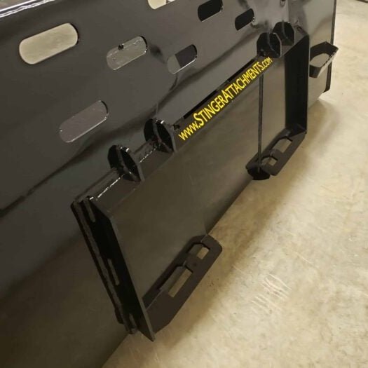 Stinger Attachments Snow Bucket For Skid Steers - Stinger Attachments - Beacon Attachments