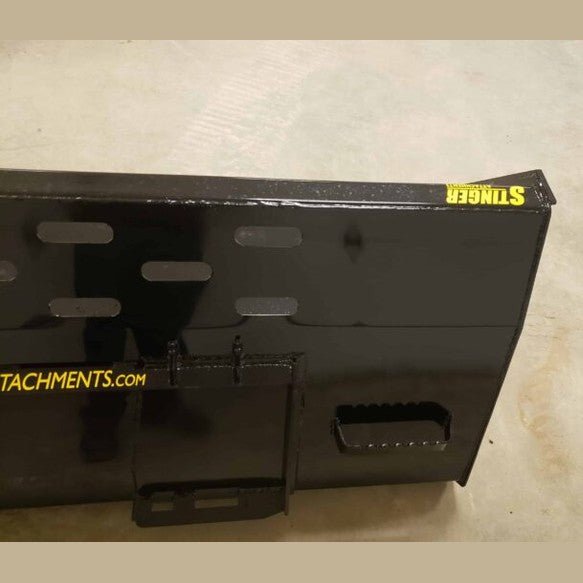 Stinger Attachments Snow Bucket For Skid Steers - Stinger Attachments - Beacon Attachments