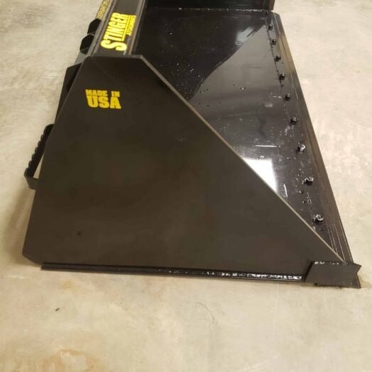 Stinger Attachments Snow Bucket For Skid Steers - Stinger Attachments - Beacon Attachments