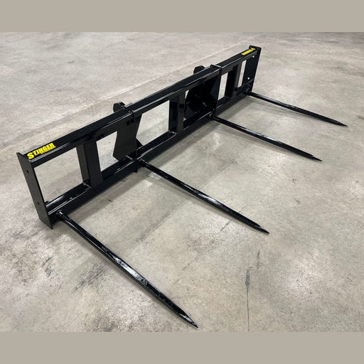 Stinger Attachments Tractor Bale Spear – Series 4 (BS4) Double Large Round Bale Mover - Stinger Attachments - Beacon Attachments