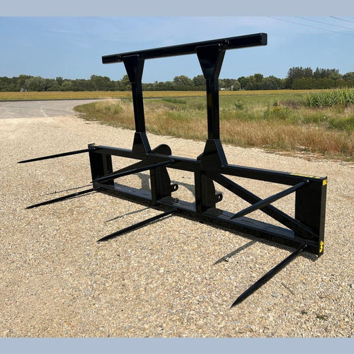 Stinger Attachments Tractor Bale Spear – Series 5 (BS5 - 3) 3 Bale or (BS5 - 5) 5 Bale Large Round Bale Mover - Stinger Attachments - Beacon Attachments