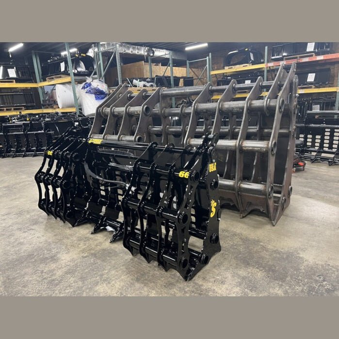 Stinger Attachments Tractor CG - XD Clam Grapple For Skid Steers & Utility Tractors - Stinger Attachments - Beacon Attachments