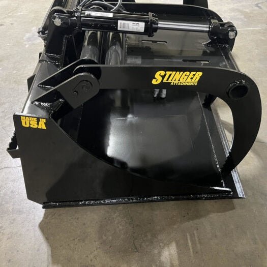 Stinger Attachments Tractor Demolition Grapple Bucket (DG) For Skid Steers & Utility Tractors - Stinger Attachments - Beacon Attachments