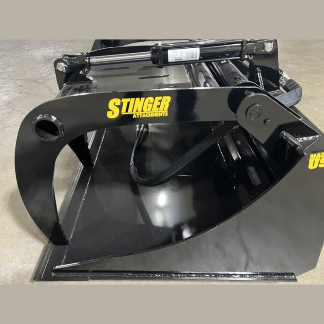 Stinger Attachments Tractor Demolition Grapple Bucket (DG) For Skid Steers & Utility Tractors - Stinger Attachments - Beacon Attachments