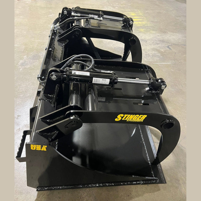 Stinger Attachments Tractor Demolition Grapple Bucket (DG) For Skid Steers & Utility Tractors - Stinger Attachments - Beacon Attachments