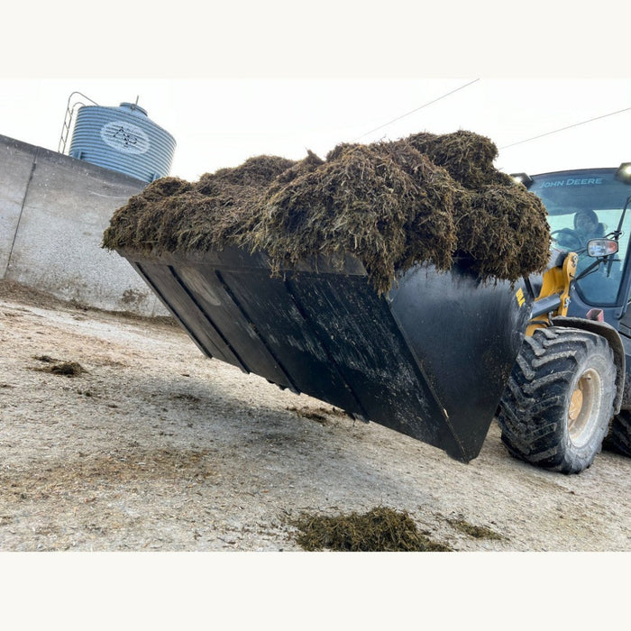 Stinger Attachments Tractor High Volume Material Bucket (MBHV - UT) For Skid Steers & Utility Tractors - Stinger Attachments - Beacon Attachments
