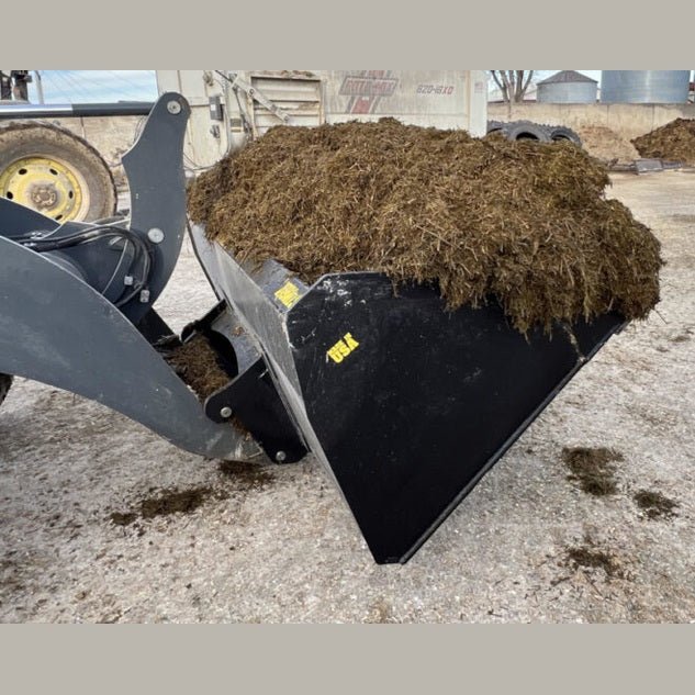 Stinger Attachments Tractor High Volume Material Bucket (MBHV - UT) For Skid Steers & Utility Tractors - Stinger Attachments - Beacon Attachments