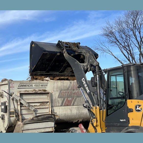 Stinger Attachments Tractor High Volume Material Bucket (MBHV - UT) For Skid Steers & Utility Tractors - Stinger Attachments - Beacon Attachments