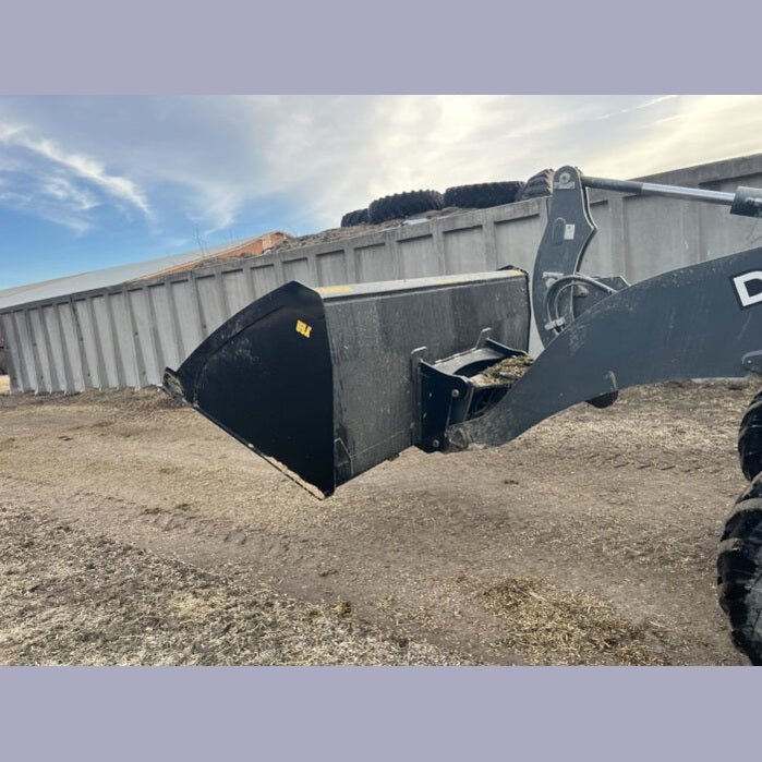 Stinger Attachments Tractor High Volume Material Bucket (MBHV - UT) For Skid Steers & Utility Tractors - Stinger Attachments - Beacon Attachments