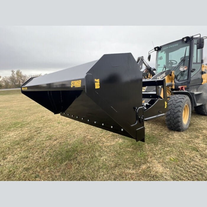 Stinger Attachments Tractor Hydraulic Dump Bucket (HDB - UT) For Skid Steers & Utility Tractors - Stinger Attachments - Beacon Attachments