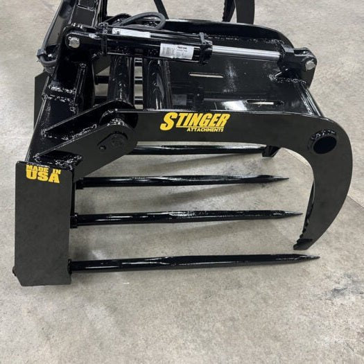 Stinger Attachments Tractor Manure Spear Grapple (MSG) For Skis Steers & Utility Tractors - Stinger Attachments - Beacon Attachments