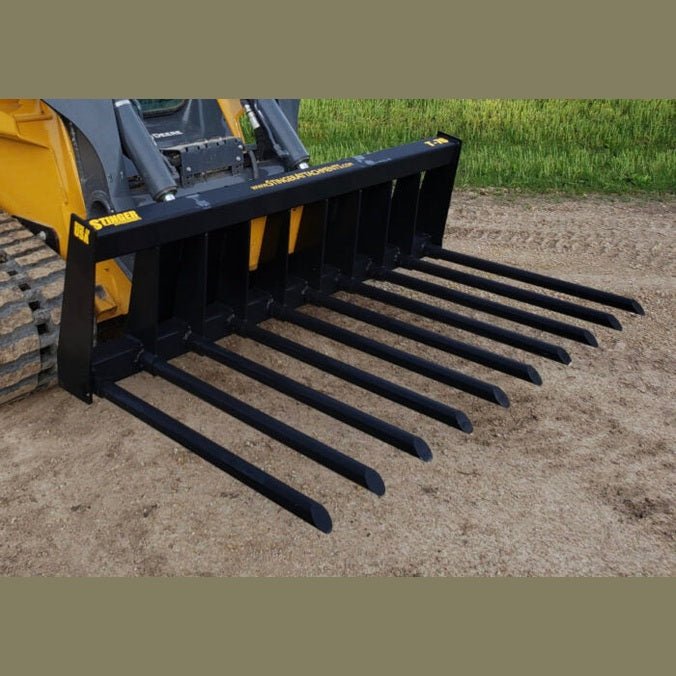 Stinger Attachments Tractor Manure Tine Bucket (MT) For Utility Tractors - Stinger Attachments - Beacon Attachments