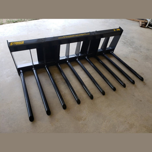 Stinger Attachments Tractor Manure Tine Bucket (MT) For Utility Tractors - Stinger Attachments - Beacon Attachments