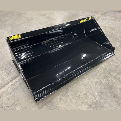 Stinger Attachments Tractor Material Bucket – Series 2 (MB2) For Skid Steers & Utility Tractors - Stinger Attachments - Beacon Attachments