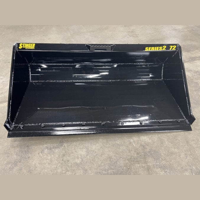Stinger Attachments Tractor Material Bucket – Series 2 (MB2) For Skid Steers & Utility Tractors - Stinger Attachments - Beacon Attachments