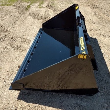 Stinger Attachments Tractor Material Bucket – Series 3 (MB3) For Skid Steers & Utility Tractors - Stinger Attachments - Beacon Attachments