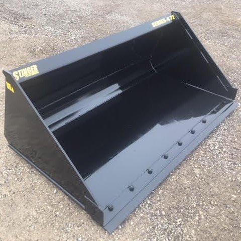 Stinger Attachments Tractor Material Bucket – Series 4 (MB4) For Skid Steers & Utility Tractors - Stinger Attachments - Beacon Attachments