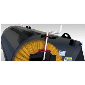 Stinger Attachments Tractor Pickup Broom (PUBROOM) For Utility Tractors - Stinger Attachments - Beacon Attachments