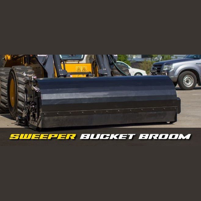 Stinger Attachments Tractor Pickup Broom (PUBROOM) For Utility Tractors - Stinger Attachments - Beacon Attachments