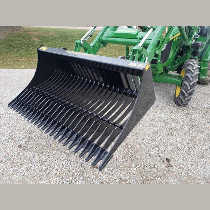 Stinger Attachments Tractor Rock Bucket (RK) For Skid Steers & Utility Tractors - Stinger Attachments - Beacon Attachments