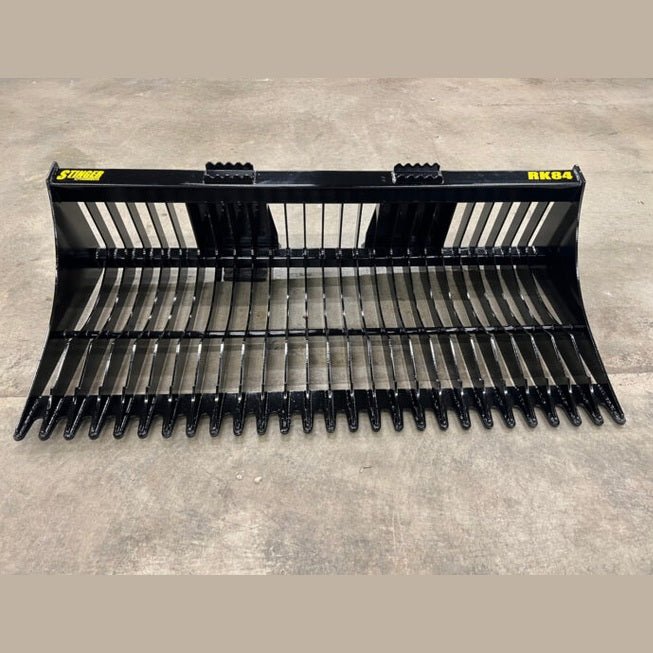 Stinger Attachments Tractor Rock Bucket (RK) For Skid Steers & Utility Tractors - Stinger Attachments - Beacon Attachments