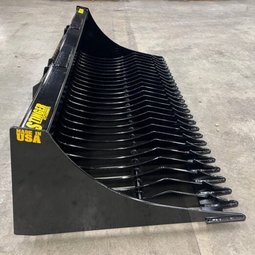 Stinger Attachments Tractor Rock Bucket (RK) For Skid Steers & Utility Tractors - Stinger Attachments - Beacon Attachments