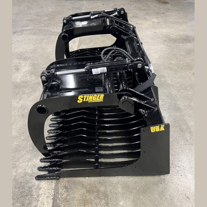 Stinger Attachments Tractor Rock Grapples (RG) For Skid Steers & Utility Tractors - Stinger Attachments - Beacon Attachments