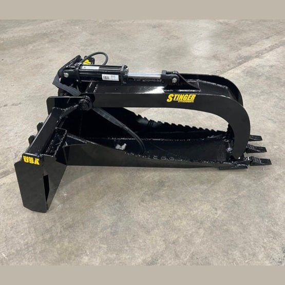 Stinger Attachments Tractor Stump Grapple (STG) For Skid Steers & Utility Tractors - Stinger Attachments - Beacon Attachments