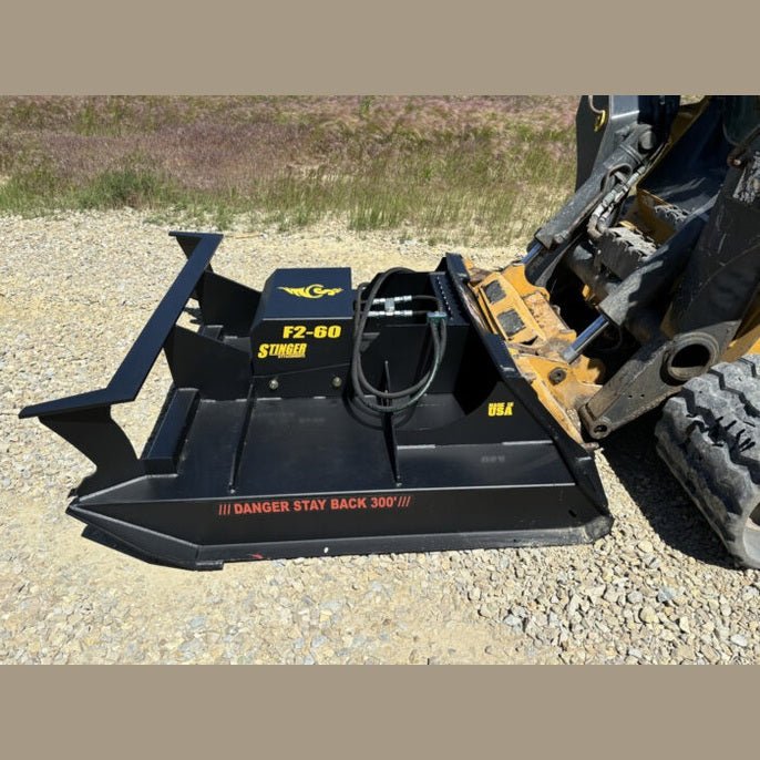 Stinger Attachments Twister F2 Brush Cutter For Skid Steers - Stinger Attachments - Beacon Attachments