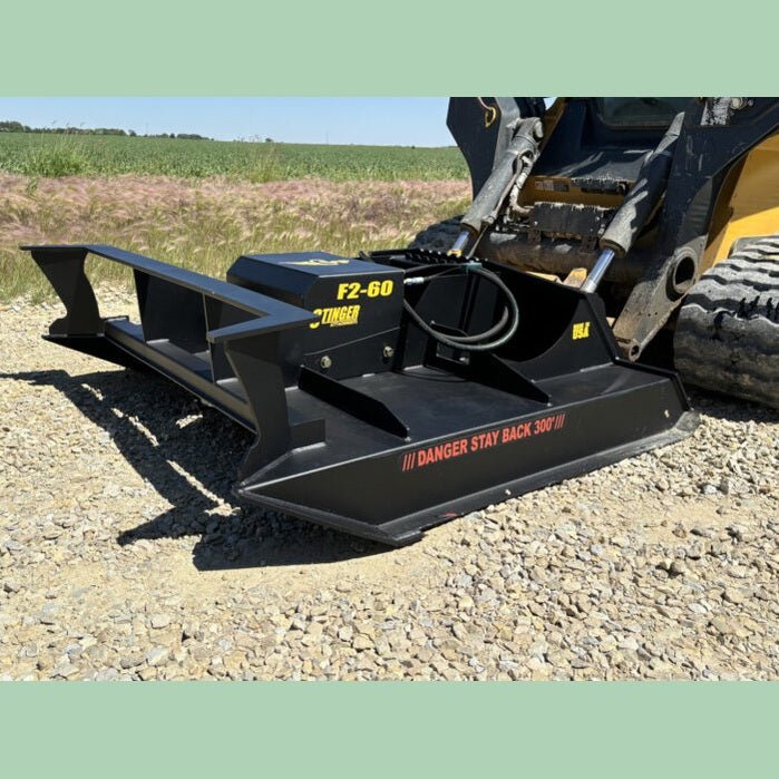 Stinger Attachments Twister F2 Brush Cutter For Skid Steers - Stinger Attachments - Beacon Attachments