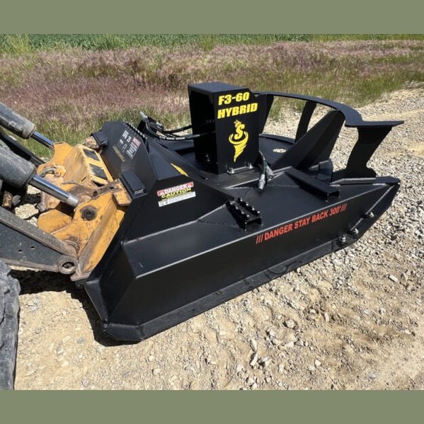 Stinger Attachments Twister F3 Hybrid Brush Cutter For Skid Steers - Stinger Attachments - Beacon Attachments