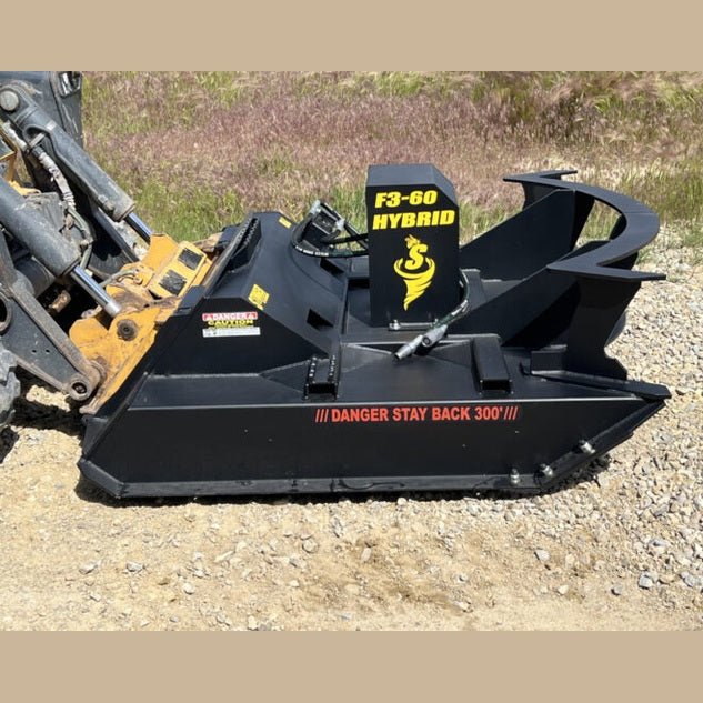 Stinger Attachments Twister F3 Hybrid Brush Cutter For Skid Steers - Stinger Attachments - Beacon Attachments