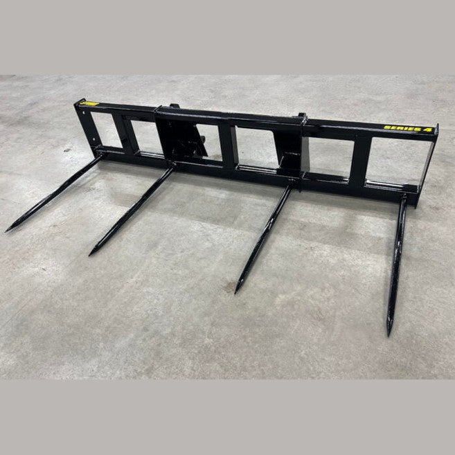 Stinger Attachments Wheel Loader Bale Spear – Series 4 (BS4) Double Large Round Bale Mover - Stinger Attachments - Beacon Attachments