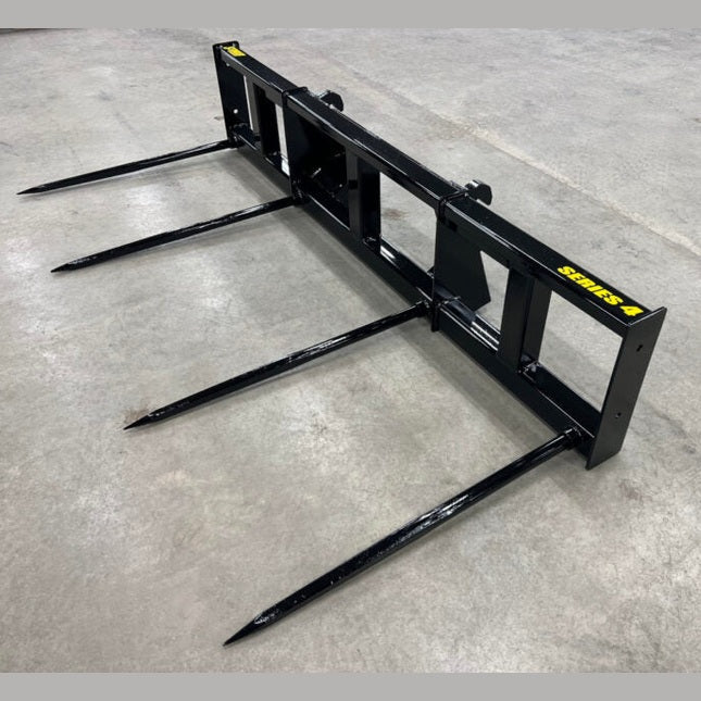 Stinger Attachments Wheel Loader Bale Spear – Series 4 (BS4) Double Large Round Bale Mover - Stinger Attachments - Beacon Attachments