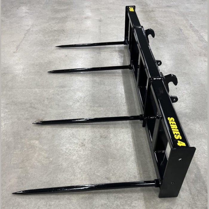 Stinger Attachments Wheel Loader Bale Spear – Series 4 (BS4) Double Large Round Bale Mover - Stinger Attachments - Beacon Attachments