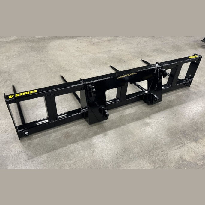 Stinger Attachments Wheel Loader Bale Spear – Series 4 (BS4) Double Large Round Bale Mover - Stinger Attachments - Beacon Attachments