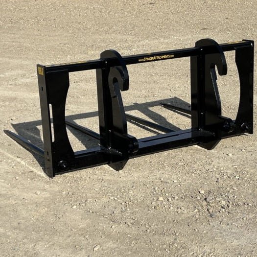 Stinger Attachments Wheel Loader Bale Spear – Series 4 (BS4) Large Square Bale Mover - Stinger Attachments - Beacon Attachments