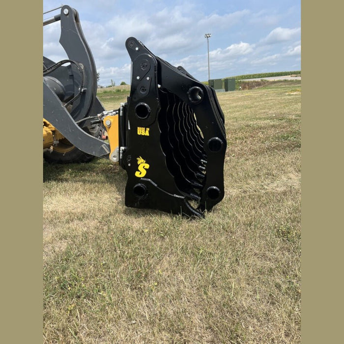 Stinger Attachments Wheel Loader CG - XD Clam Grapple (CG - XD) - Stinger Attachments - Beacon Attachments