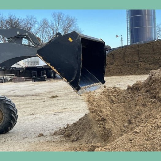 Stinger Attachments Wheel Loader High Volume Material Bucket (MBHV - WL) - Stinger Attachments - Beacon Attachments