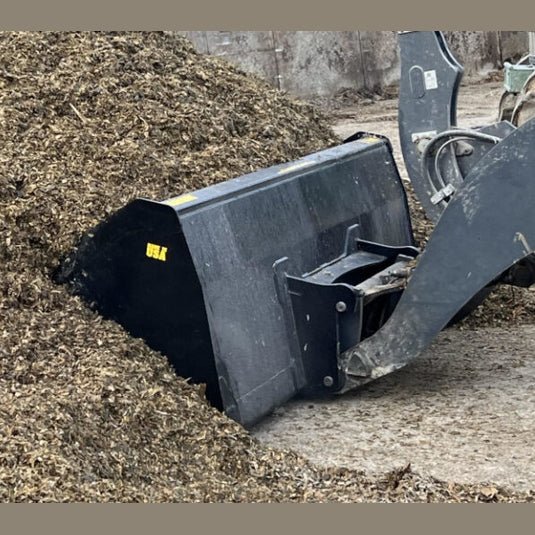Stinger Attachments Wheel Loader High Volume Material Bucket (MBHV - WL) - Stinger Attachments - Beacon Attachments