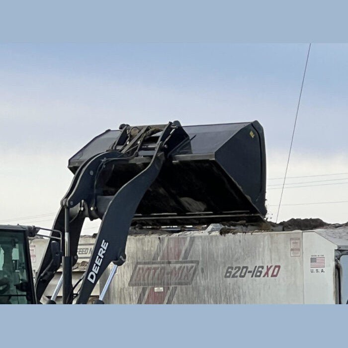 Stinger Attachments Wheel Loader High Volume Material Bucket (MBHV - WL) - Stinger Attachments - Beacon Attachments