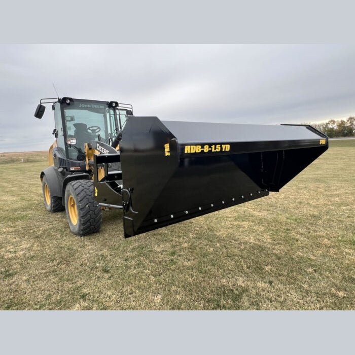 Stinger Attachments Wheel Loader Hydraulic Dump Bucket (HDB - WL) - Stinger Attachments - Beacon Attachments