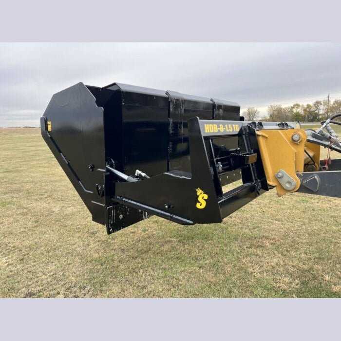 Stinger Attachments Wheel Loader Hydraulic Dump Bucket (HDB - WL) - Stinger Attachments - Beacon Attachments