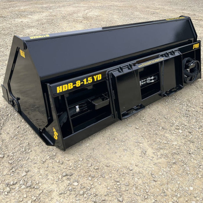 Stinger Attachments Wheel Loader Hydraulic Dump Bucket (HDB - WL) - Stinger Attachments - Beacon Attachments