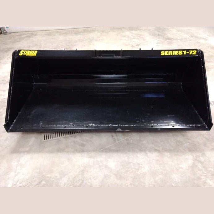 Stingers Attachments Tractor Material Bucket – Series 1 (MB1) For Skid Steers & Utility Tractors - Stinger Attachments - Beacon Attachments
