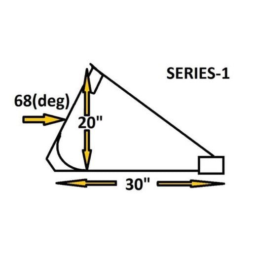 Stingers Attachments Tractor Material Bucket – Series 1 (MB1) For Skid Steers & Utility Tractors - Stinger Attachments - Beacon Attachments